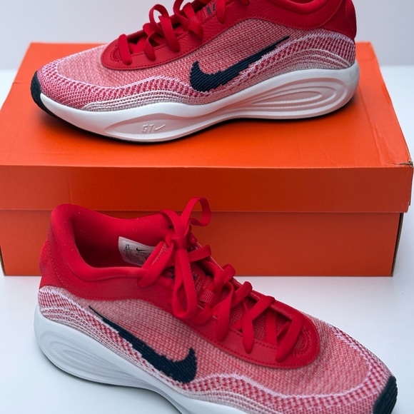 Nike GT Hustle Academy University Red Obsidian Men’s 8.5 Women’s 10 FJ7791-600 - Picture 1 of 7
